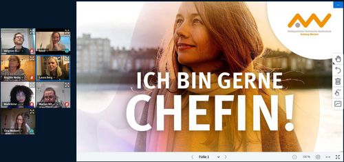 Screenshot einiger Teilnehmenden der Online-Veranstaltung