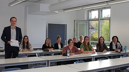 Gruppenfoto im Hörsaal